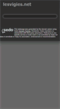 Mobile Screenshot of lesvigies.net